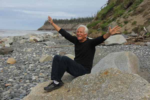 Happy older man